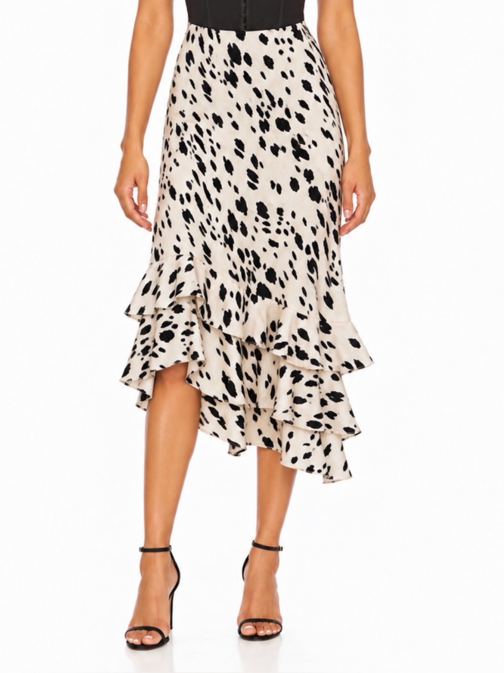 NEW Reformation Animal Print Midi Skirt 4